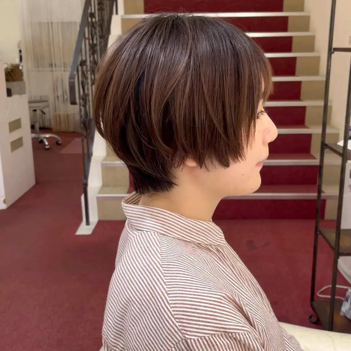 ショート ショートヘア mickey Yuinaのヘアスタイル