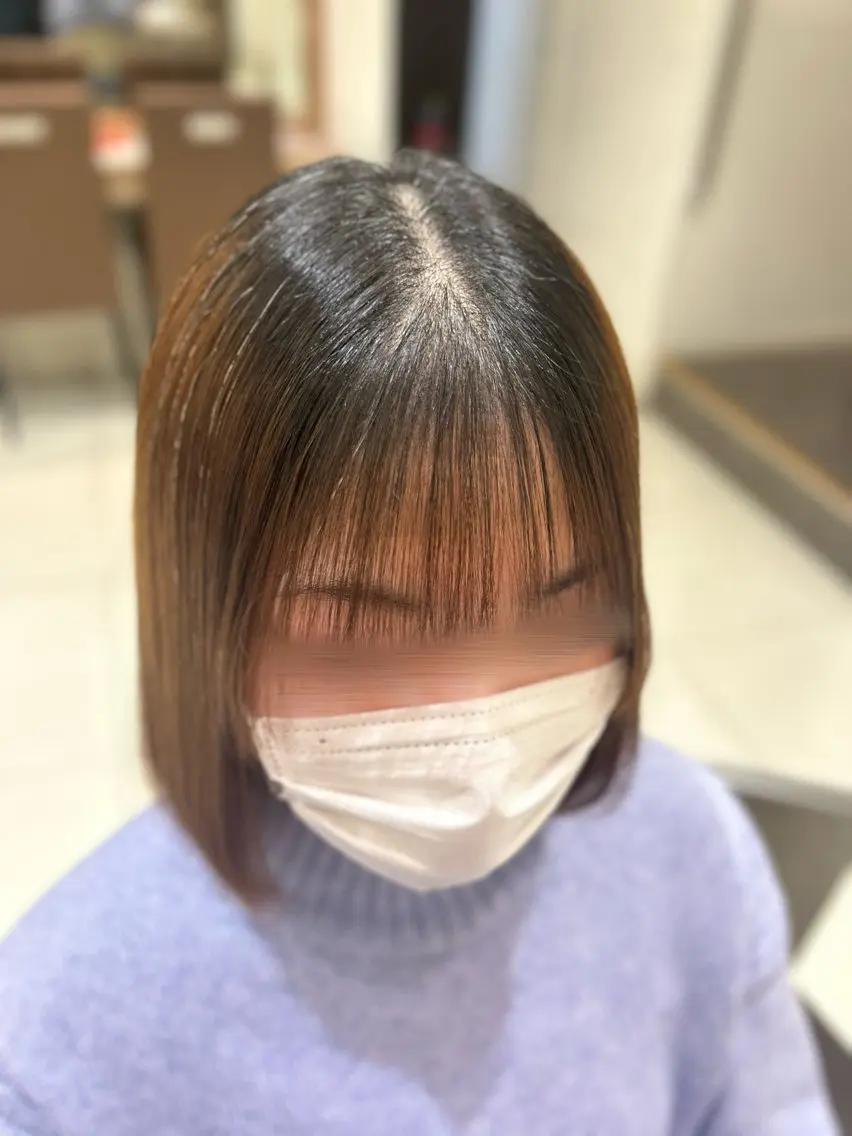 ꯁꯧ前髪縮毛矯正ꯁꯧ+シャンプー付🫧の写真