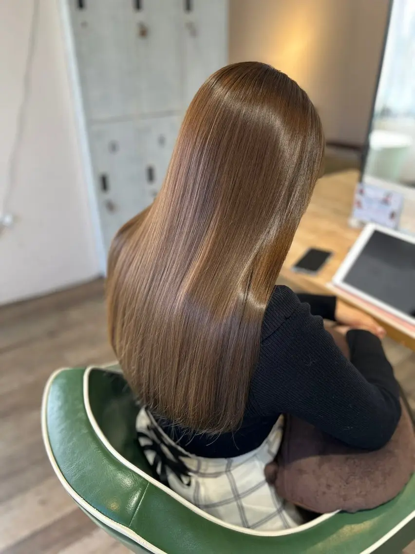 ロング カラー ベージュカラー 木下 将吾のヘアスタイル
