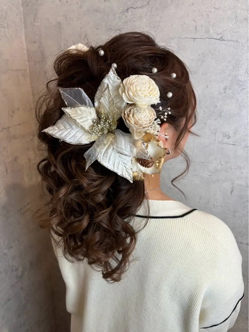 ロング ヘアセット 【カメレオン】 上村 祥子のヘアスタイル
