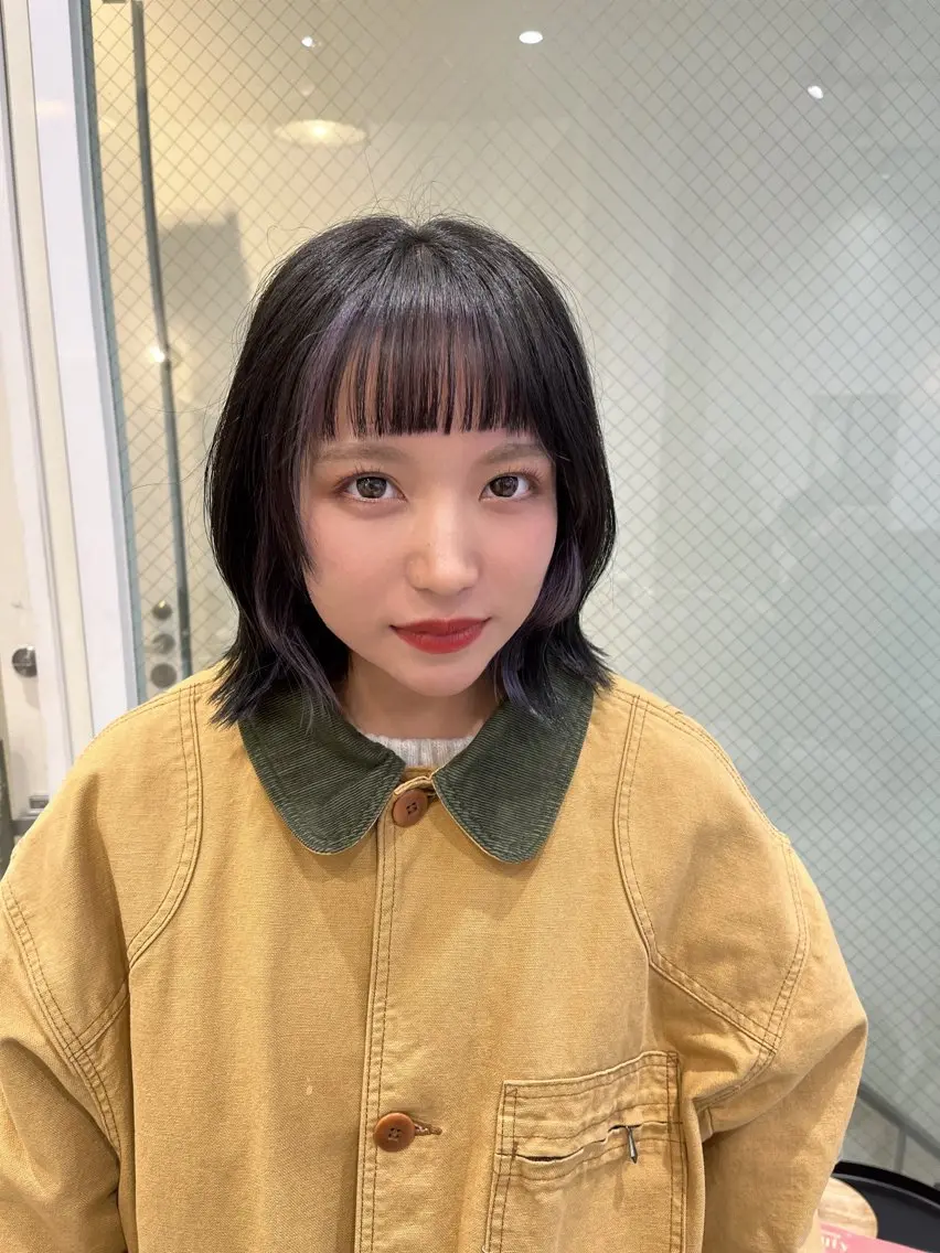 ミディアム カラー AMI🎀韓国ヘア 透明感カラーのヘアスタイル