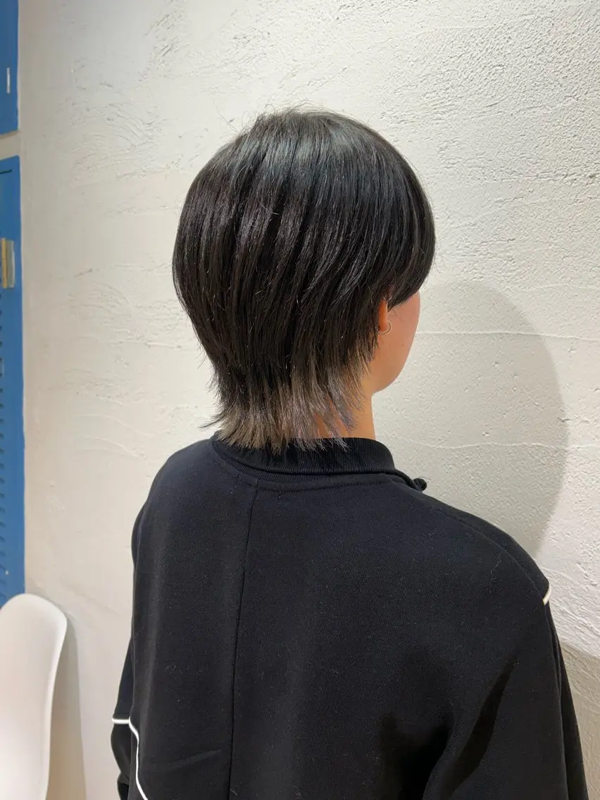 ショート メンズ カット ヘアカラー トリートメント ウルフカット 🐹朝日🐹のヘアスタイル