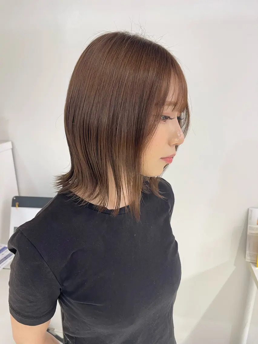 カラー ブラウンカラー ショコラブラウン ブリックマウント ヘアメイク/りゅうのヘアスタイル