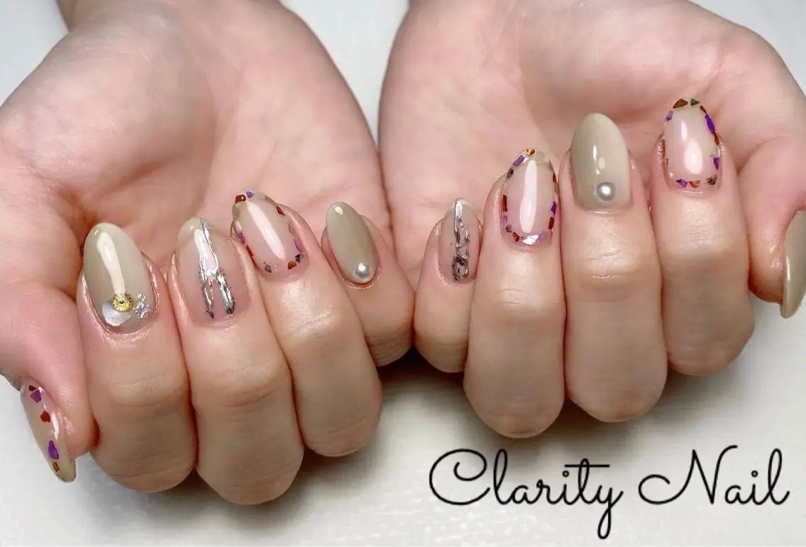 ネイル アートネイル 持ち込み ハンドネイル Clarity Nailのネイルデザイン