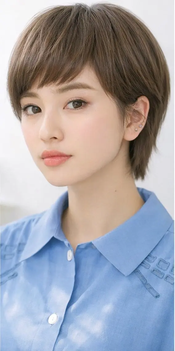 ショート ヘアカラー トリートメント 大西 直人のヘアスタイル