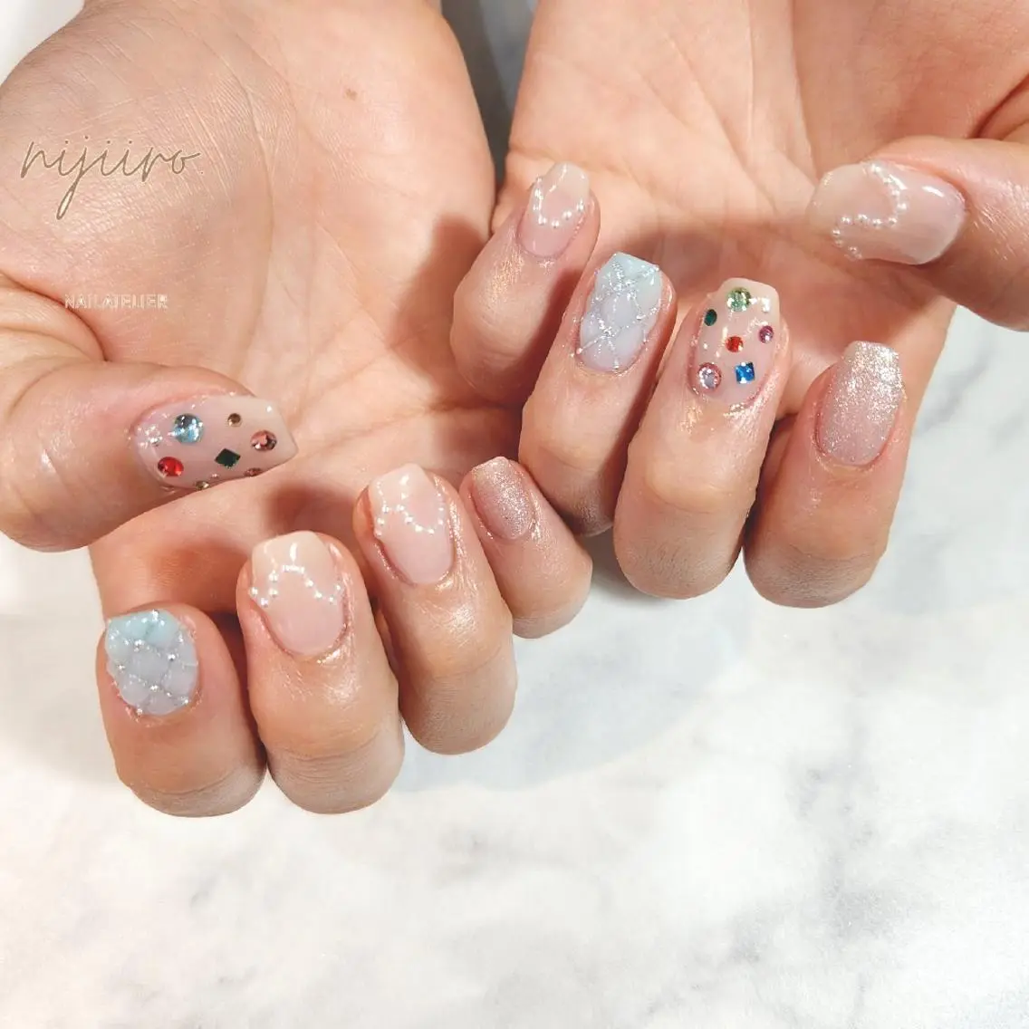 ネイル ハンドネイル nijiiro🌈 サトウのネイルデザイン