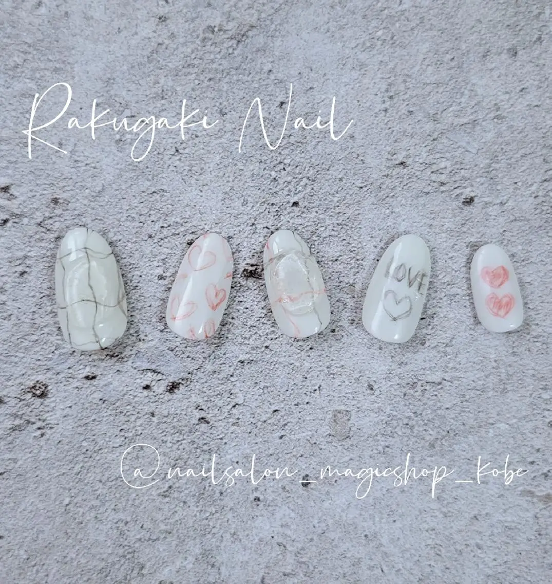 ネイル ジェルネイル 赤色 ソフトジェル ハンドネイル Nailsalon MagicShopのネイルデザイン