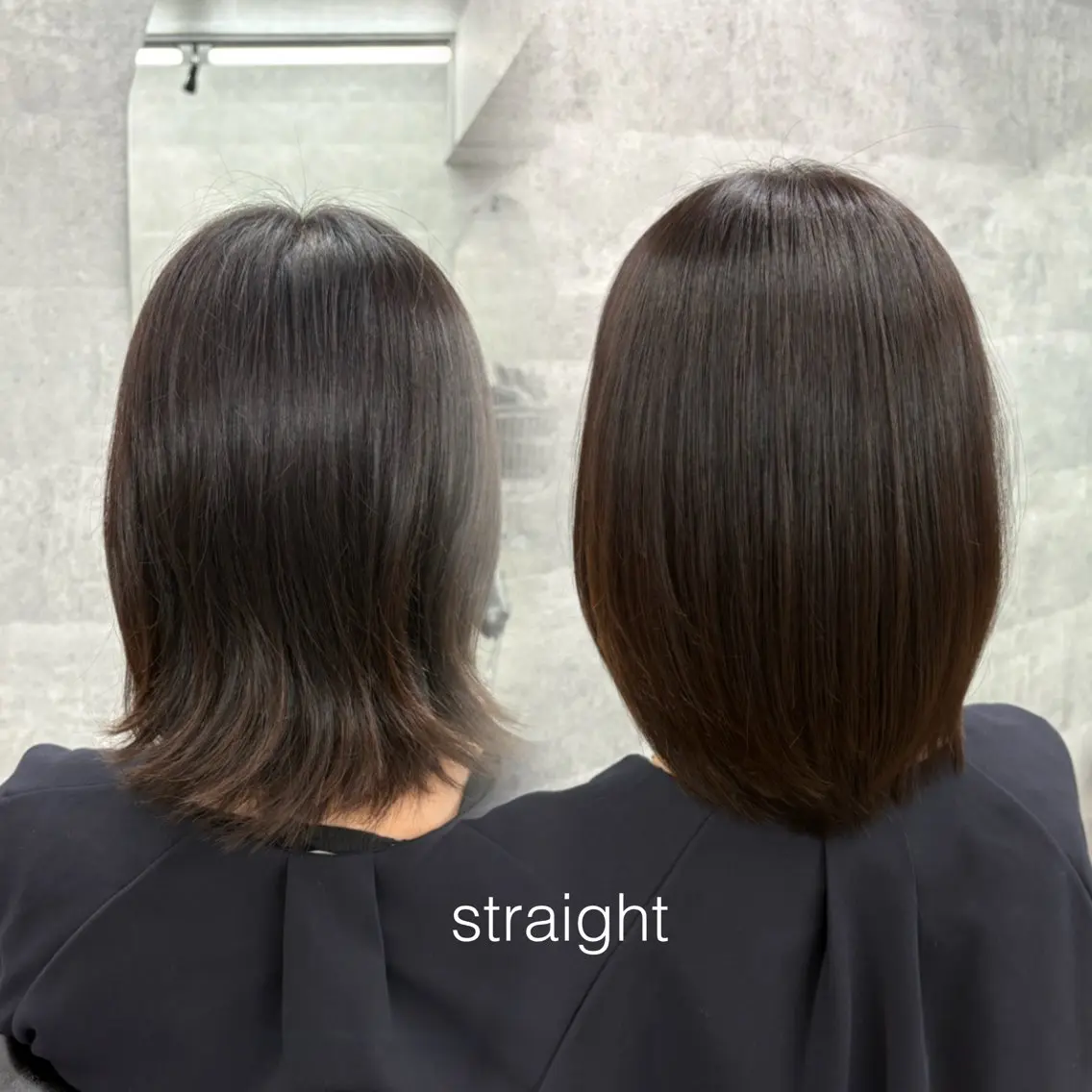 ミディアム カット ヘアカラー 縮毛矯正 髪質改善ストレート/ 透明感カラー🥣🤍のヘアスタイル