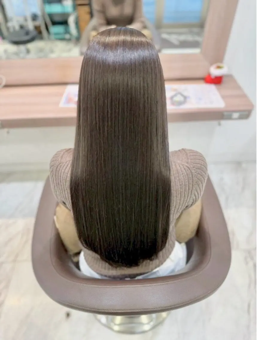 《 ✨️極上ツヤサラ✨️ 》縮毛矯正🫧+Aujuaトリートメント🌱の写真