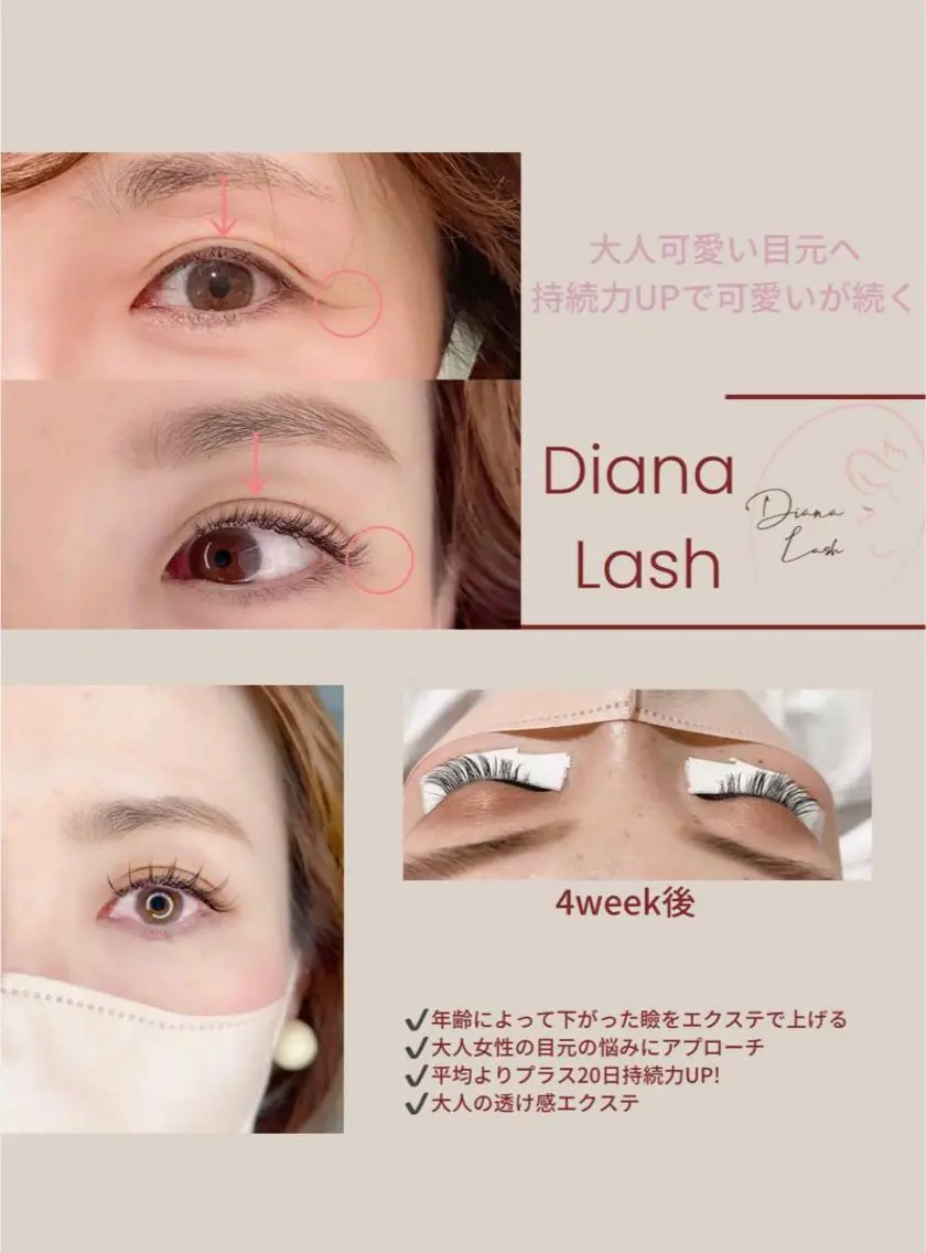 持続力抜群🪄抜け感○ナチュラル○ボリューム○デザイン自在🤍ダイアナラッシュ 120本の写真