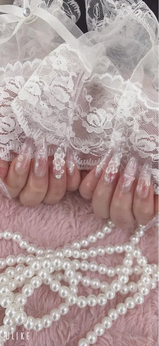 ネイル スカルプネイル ハンドネイル RiLion💗 Risa🦋💜のネイルデザイン