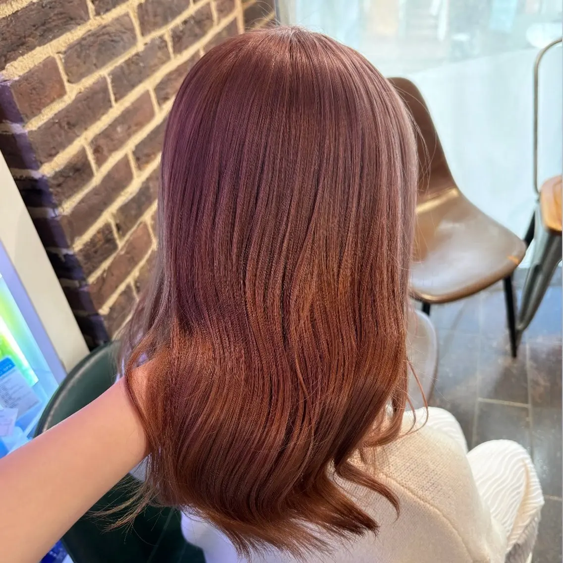 カラー ベージュカラー 黒髪 ブリーチ ブルーカラー ブルーブラック 艶カラー♡/eye / mai🪐🪄のヘアスタイル