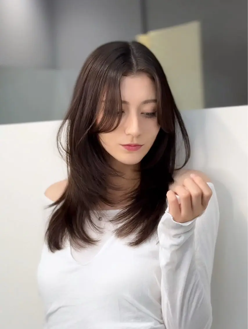 セミロング カラー カット ヘアカラー トリートメント 🦋韓国系指名No1 店長/圓山 祐也🦋のヘアスタイル