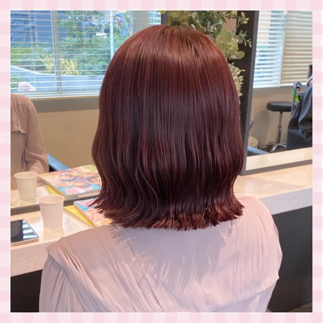 ミディアム カラー 💗ガーリーヘア🎀 saki💗のヘアスタイル