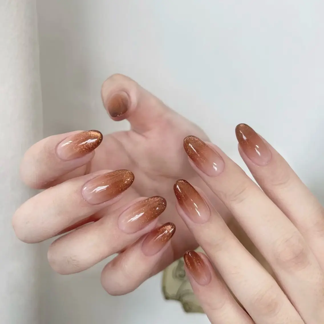 ネイル グラデーション マグネットネイル ハンドネイル Mirpop nailのネイルデザイン