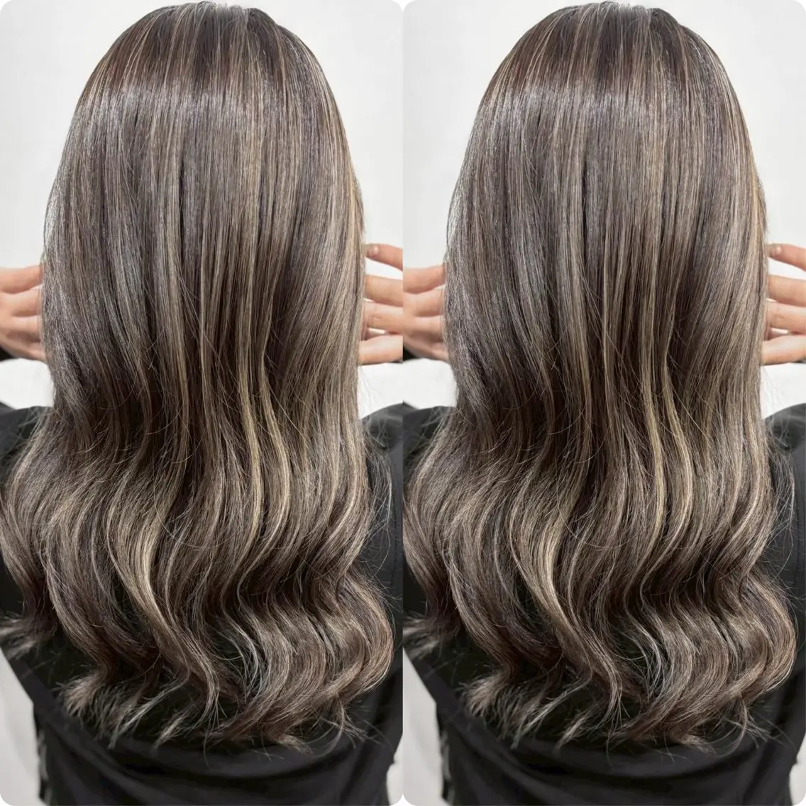 ロング カラー 切っぱなし💇‍♀️ イヤリング🎨龍之介のヘアスタイル