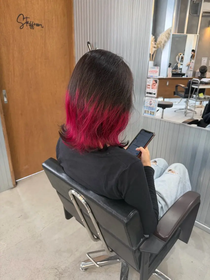 ミディアム ヘアカラー トリートメント ✂︎SAITOU AKIRA✂︎のヘアスタイル