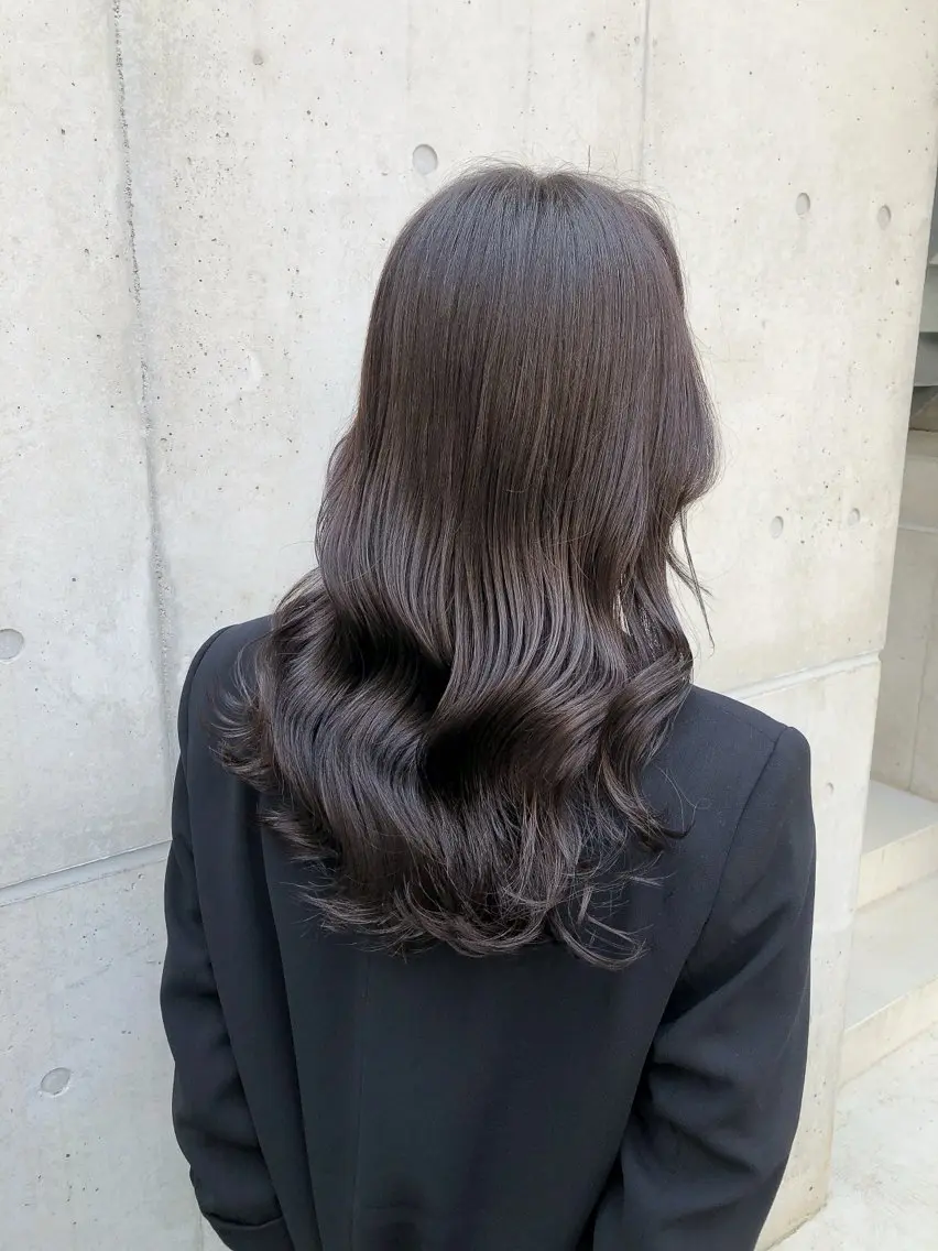 ロング カラー ヘアカラー トリートメント 🎀愛されモテ カラー🎀/moeのヘアスタイル