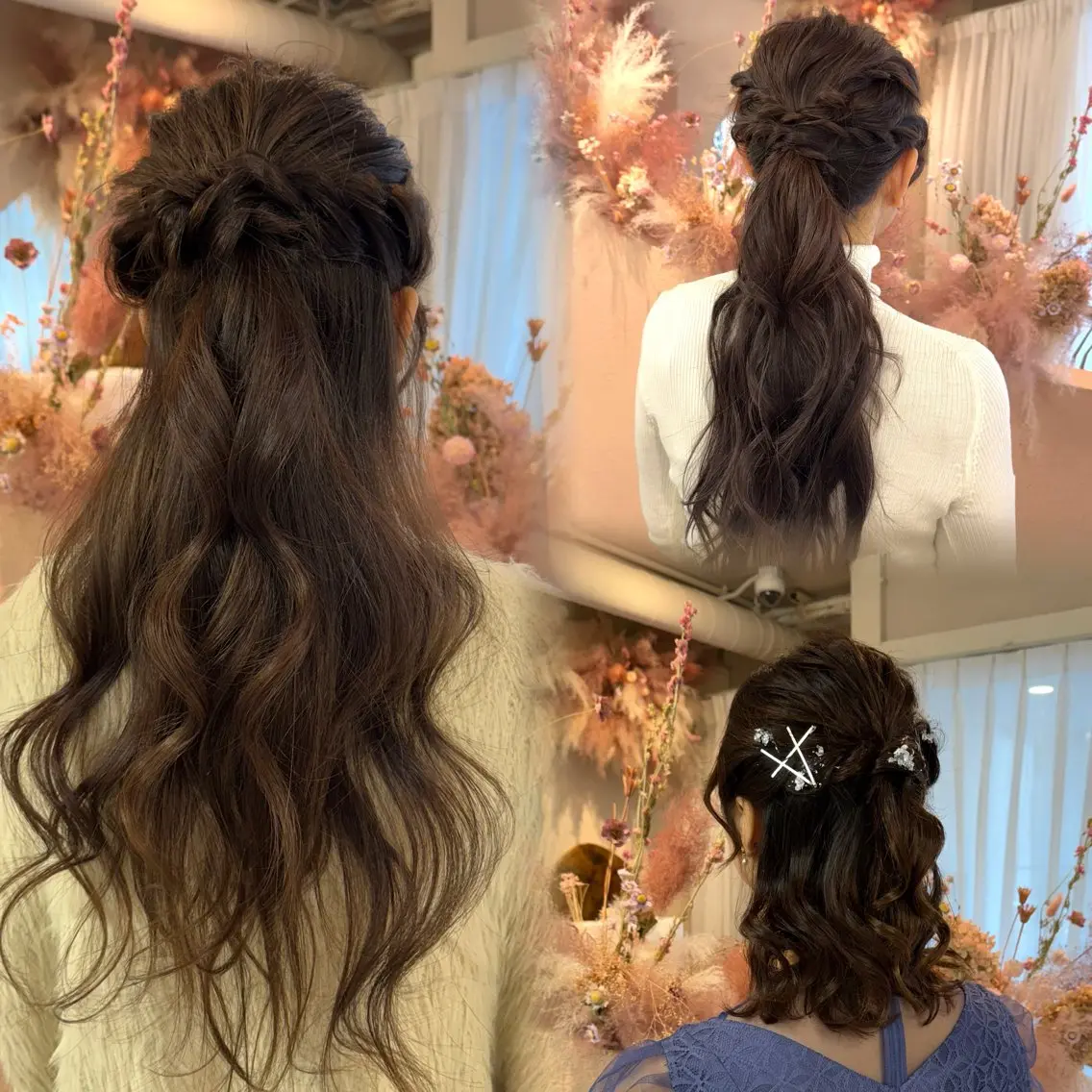 【お呼ばれ・卒業式etc..】ヘアセット、巻き髪のみも🎀の写真
