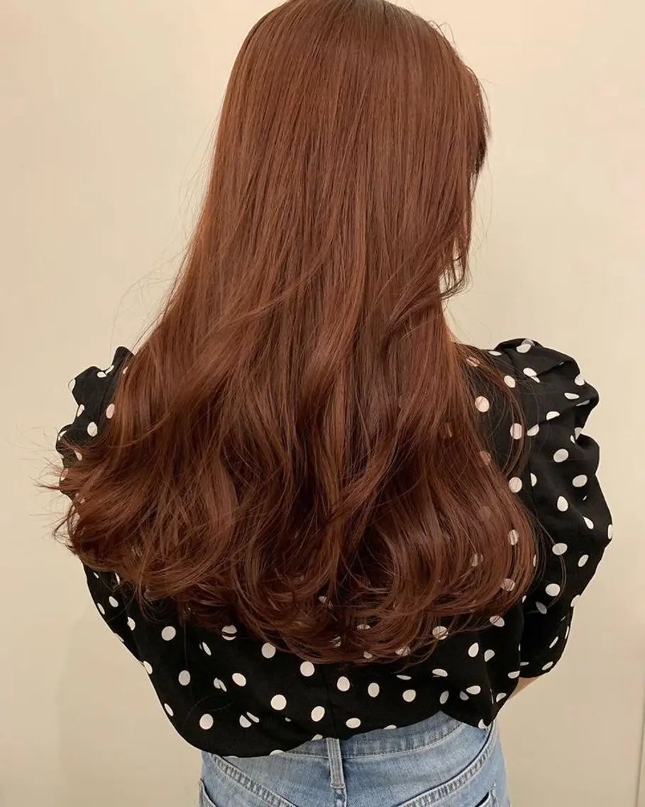 ロング カラー お顔まわりカット たなかちなみ🦤♡のヘアスタイル