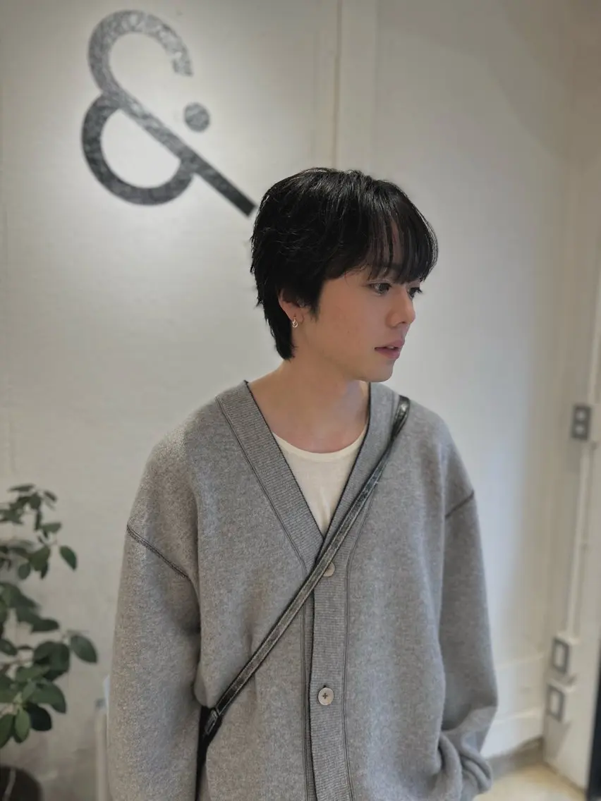 メンズカット+パーマの写真