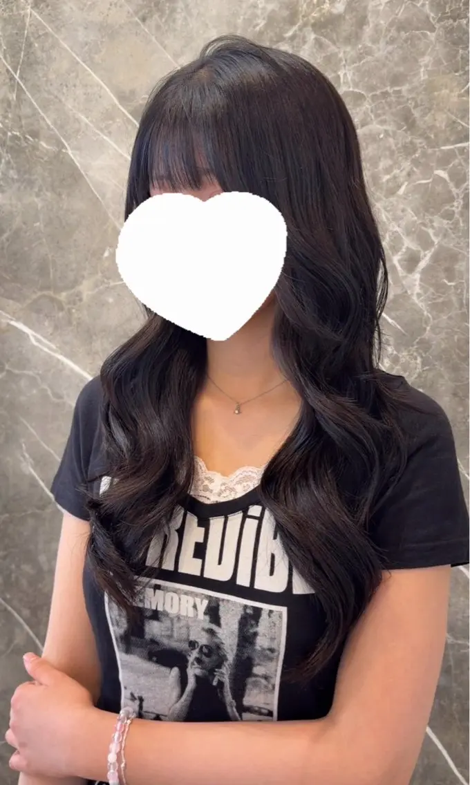 ロング カット レイヤー透明感カラー ブリーチ🎀オトハのヘアスタイル