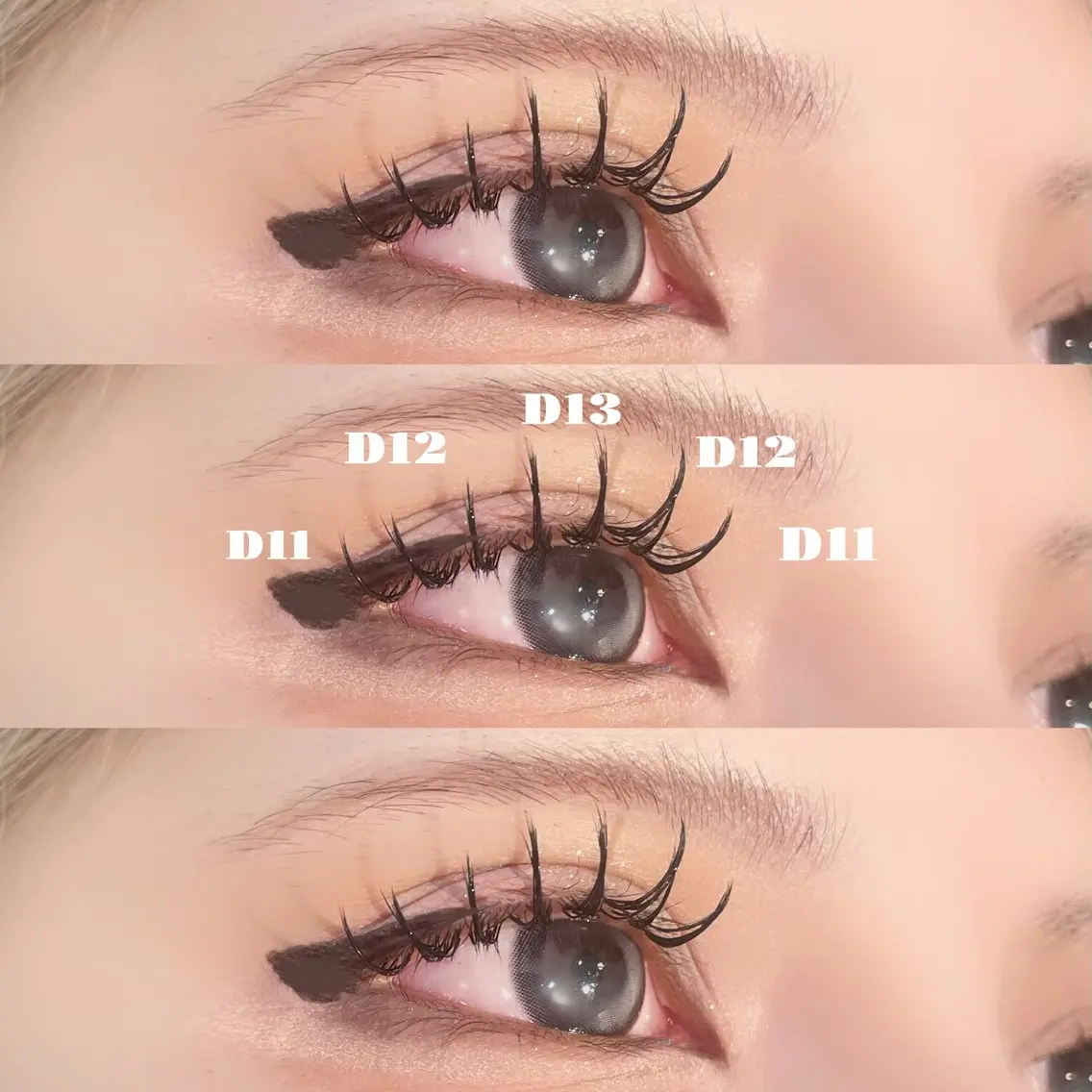 マツエク・マツパ キュート Dカール NUN BROWS ⚜️ERIのマツエク・マツパデザイン