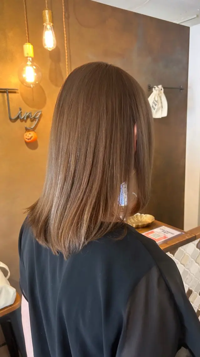 ミディアム カラー ✨️透明感･艶カラー ✨️RINのヘアスタイル