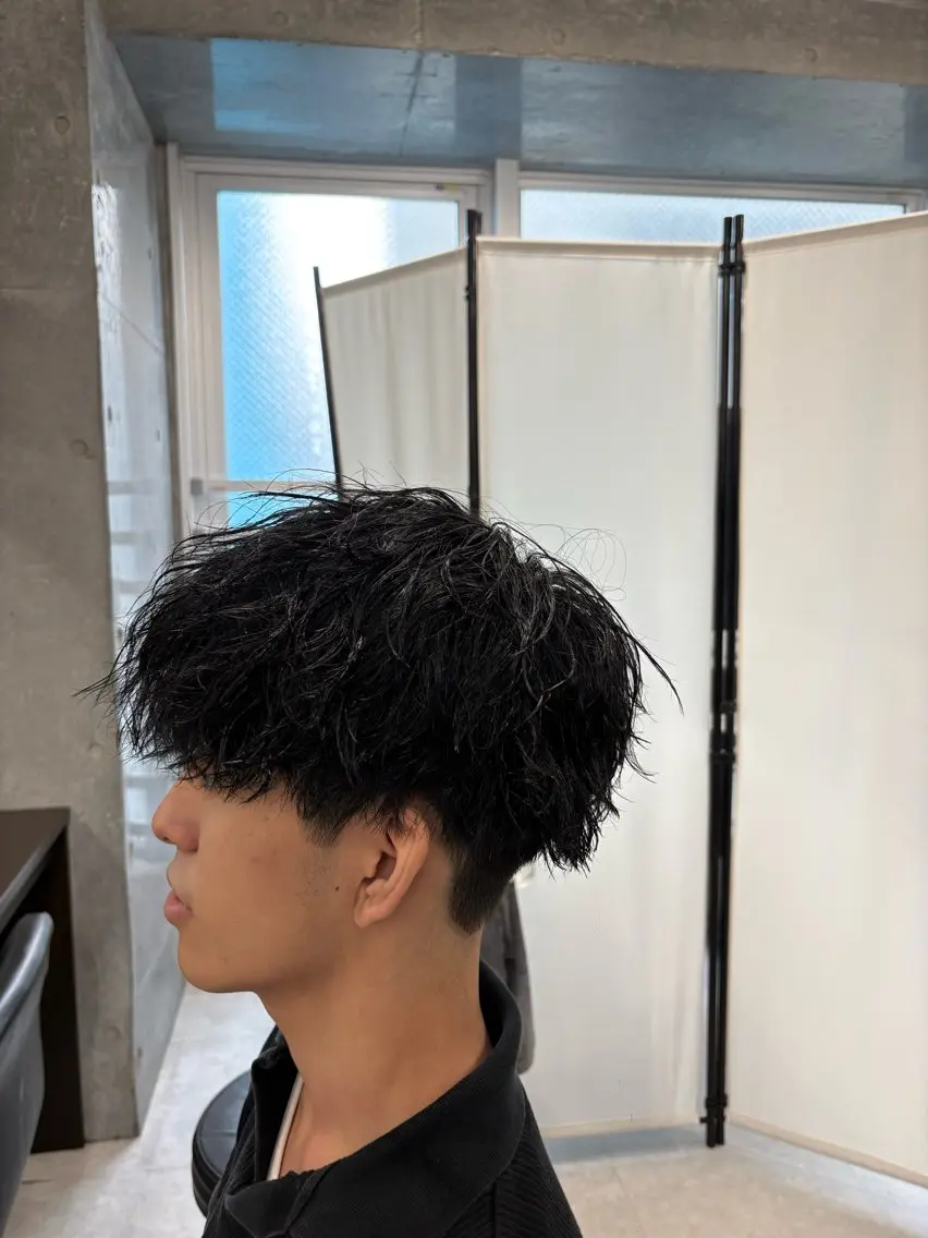 パーマ メンズ メンズパーマ ツイストスパイラルパーマ スパイラルパーマ 下北沢メンズパーマ 特化園田　楓莉のヘアスタイル