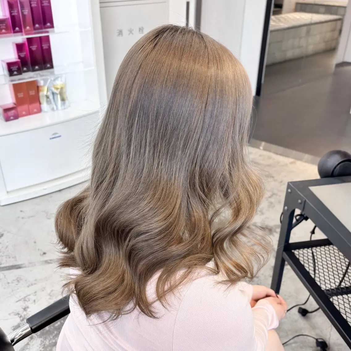ロング カラー ヘアアレンジ ヘアカラー トリートメント 🎀モテ暖色× エクステ🎀あかりのヘアスタイル