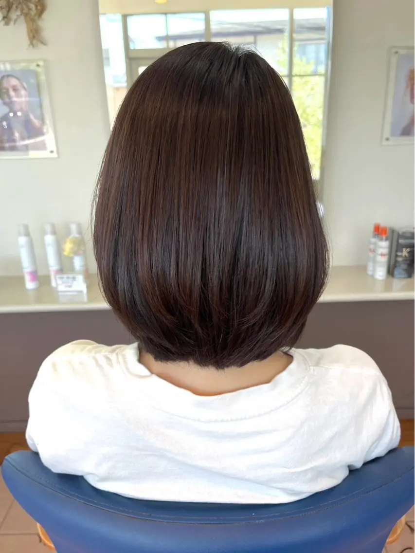 ミディアム ボブ attrice杉山 綾乃のヘアスタイル