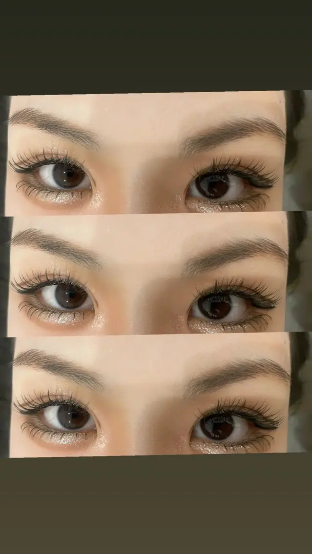 下まつ毛の写真