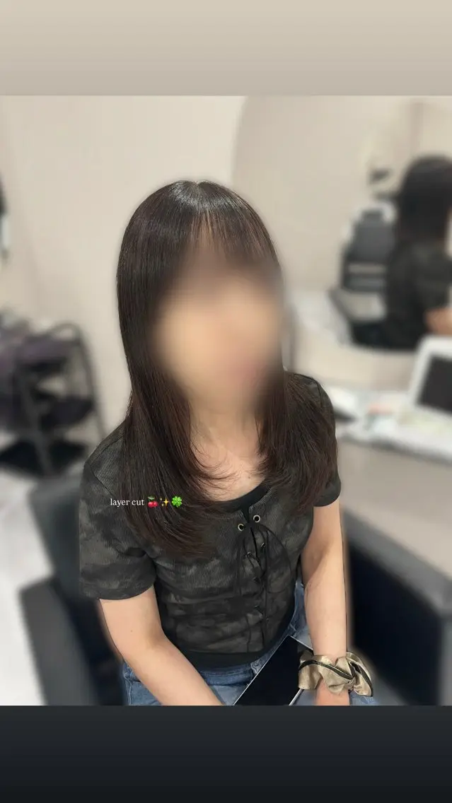 【 平日限定 】 レイヤーカット ➕さらさらトリートメント ✂️✨💗の写真