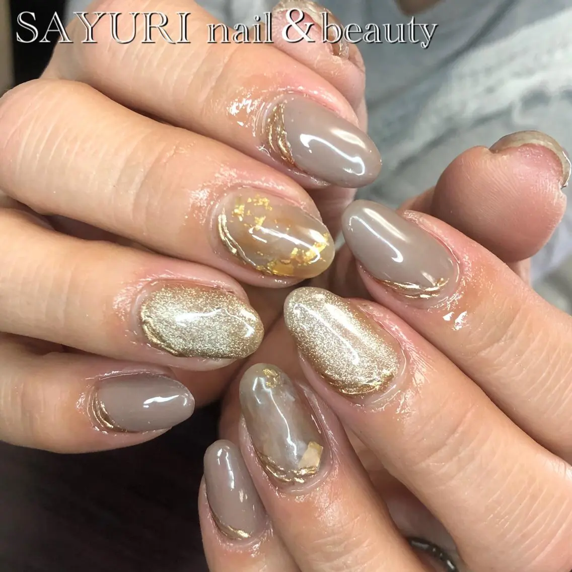 ネイル ニュアンスネイル ハンドネイル 古屋 早友里のネイルデザイン