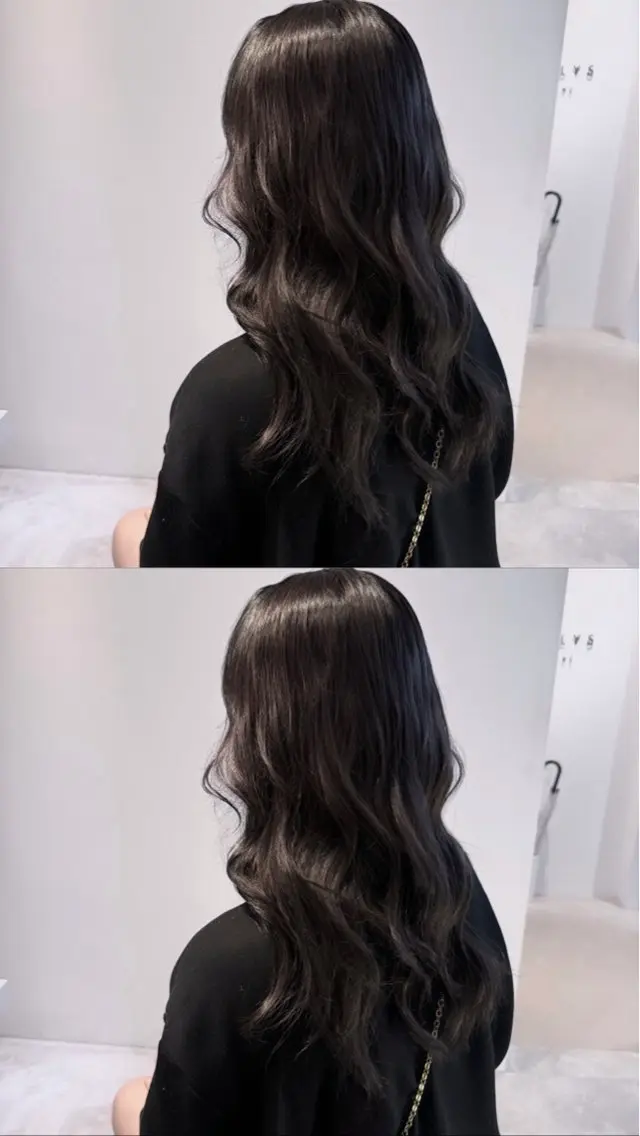 ロング カラー 艶感ワンホン color✨のヘアスタイル