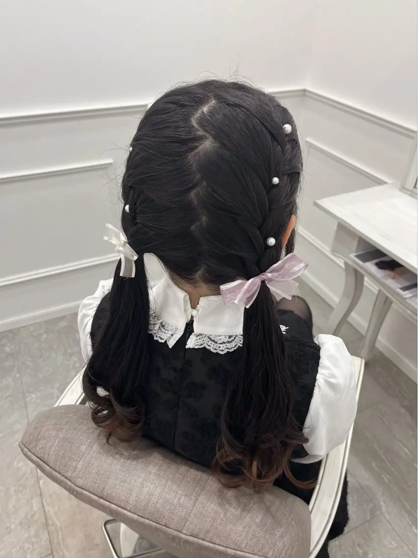 ロング ヘアアレンジ 新井 凪のヘアスタイル