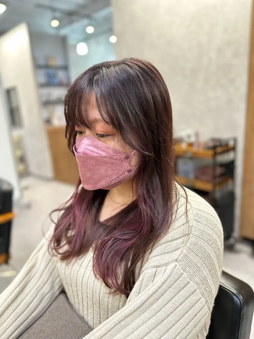【暖色限定】カット+高発色カラー+カラートリートメントの写真
