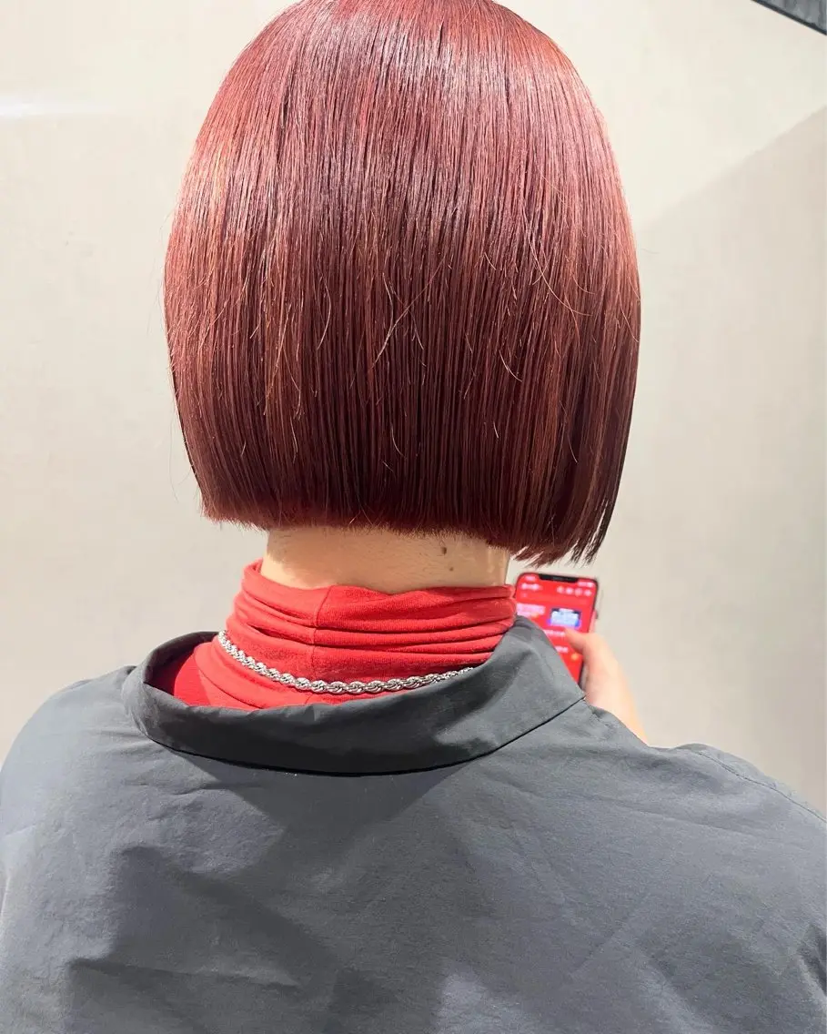 ショート カット ヘアカラー トリートメント Yurina 💖透明感カラー💖のヘアスタイル