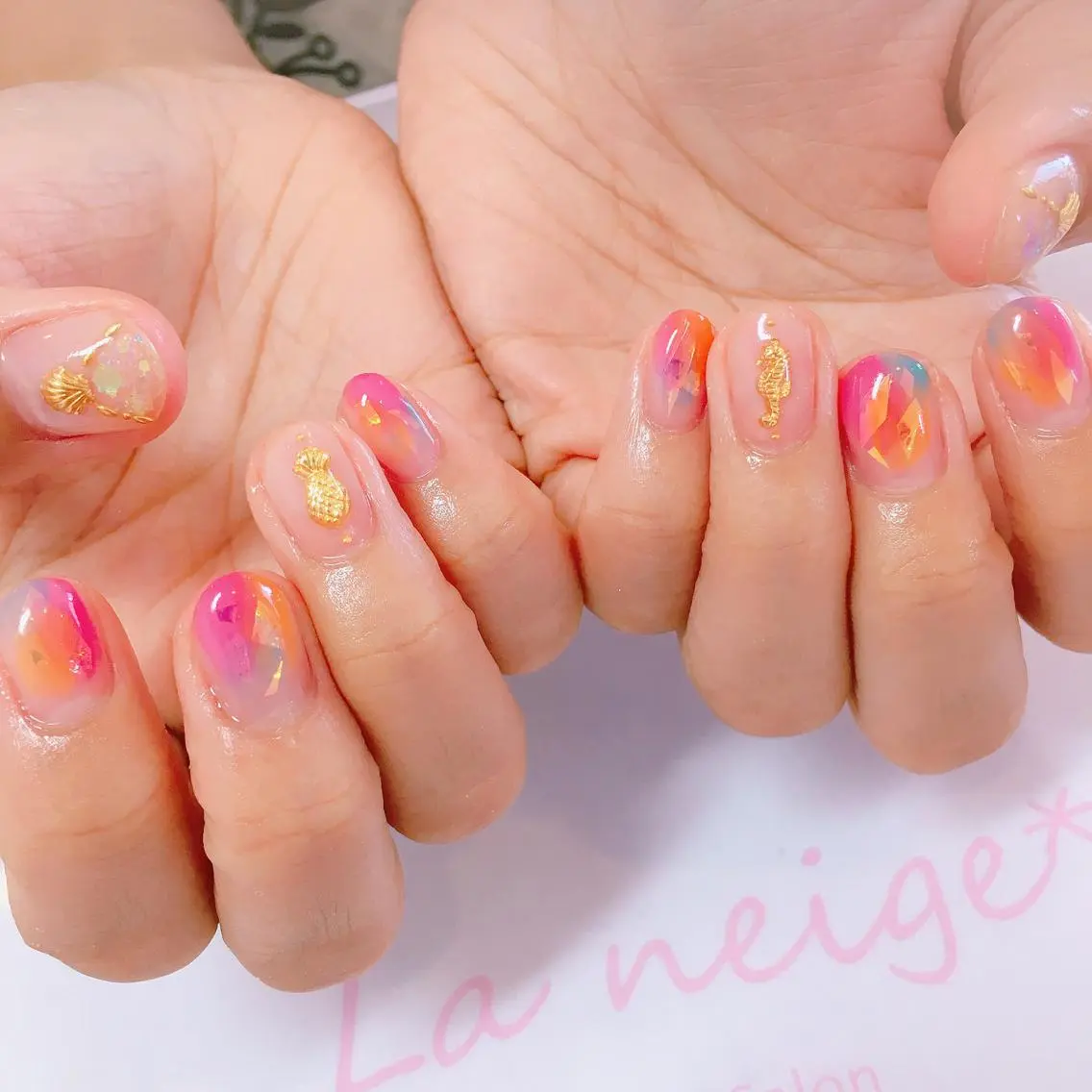 ネイル La neige* yuki 🐩🌙のネイルデザイン