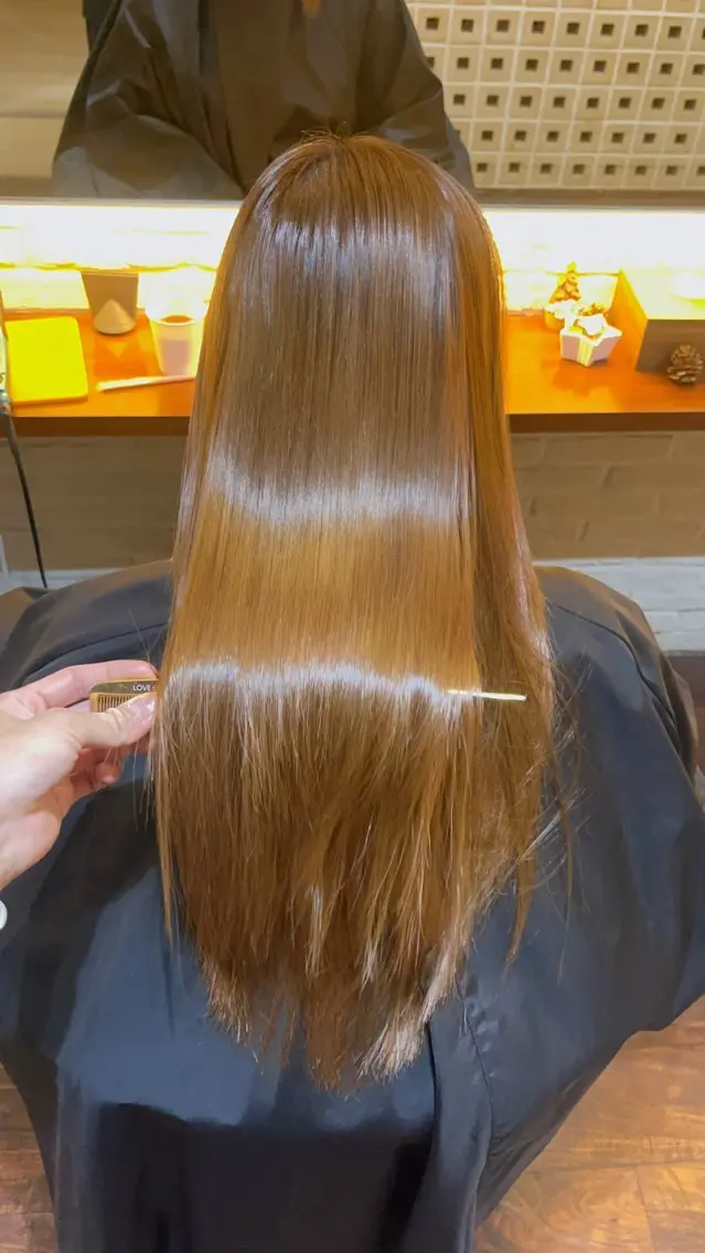 ロング 縮毛矯正 トリートメント CoCooN TAKUMAのヘアスタイル