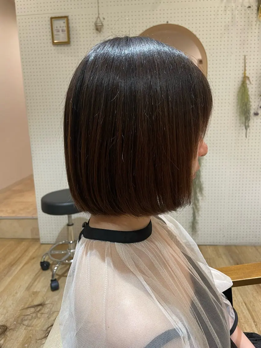 ミディアム ボブ ボブカット 佐々木 祐太のヘアスタイル