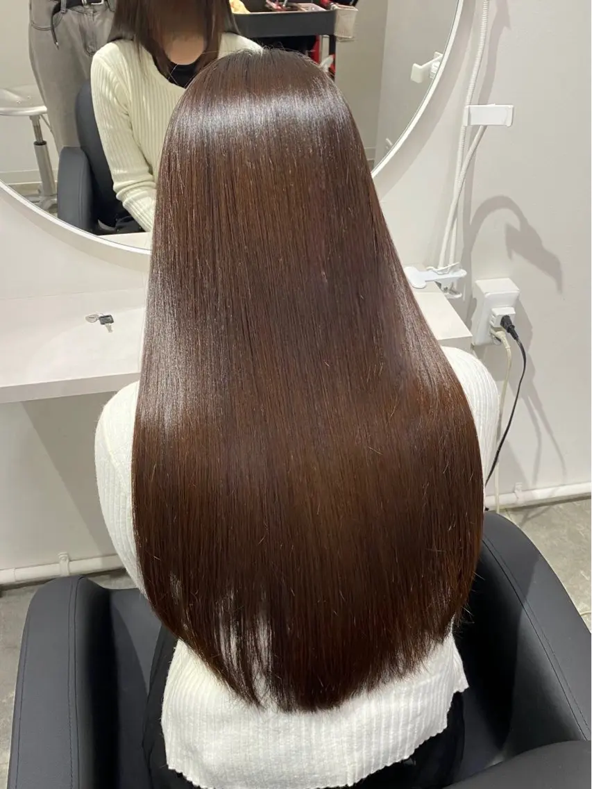 ロング YUZU🎀顔まわり ×レイヤーカットのヘアスタイル