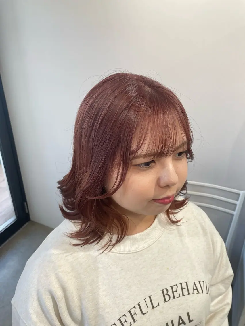 ミディアム REINA ISHIDOのヘアスタイル