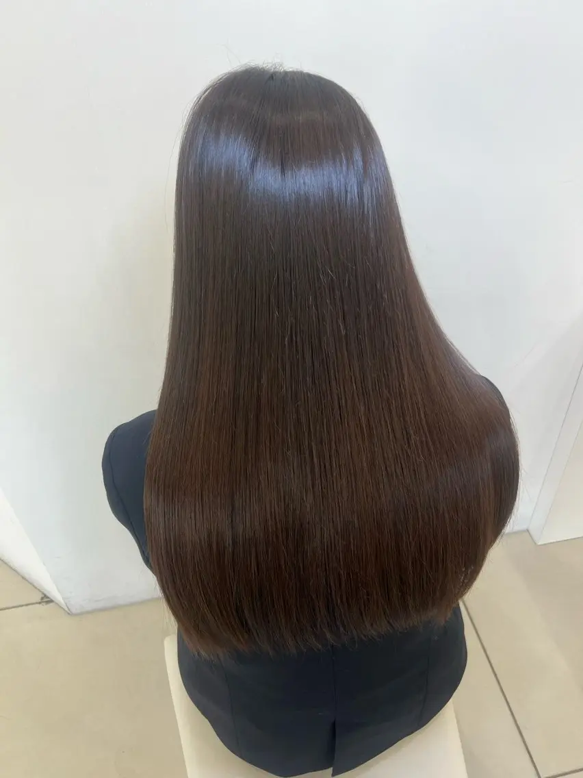 ロング パーマ カット 縮毛矯正 TELA HAIR 石岡♡ａｉｋａのヘアスタイル