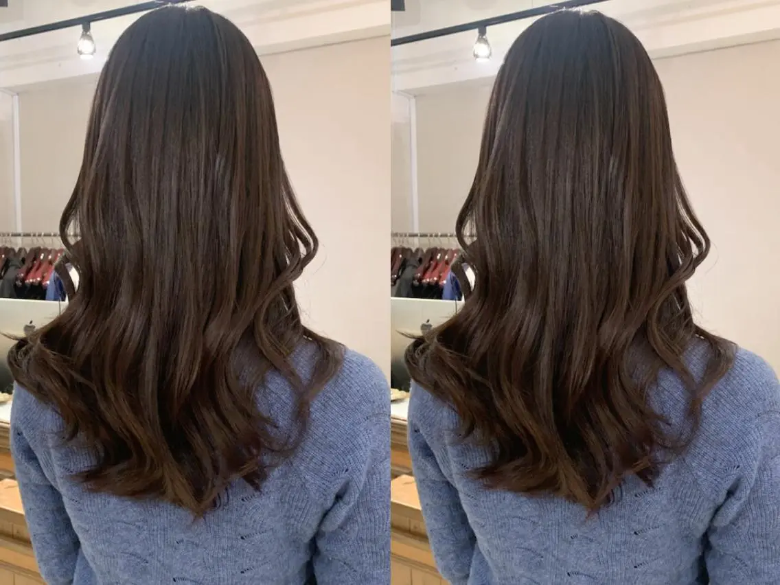 ロング カラー 透明感カラー✂︎ /縮毛矯正/YUKAのヘアスタイル