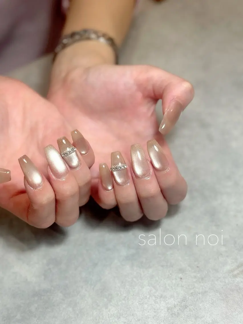 ネイル マグネットネイル ハンドネイル salon noiのネイルデザイン
