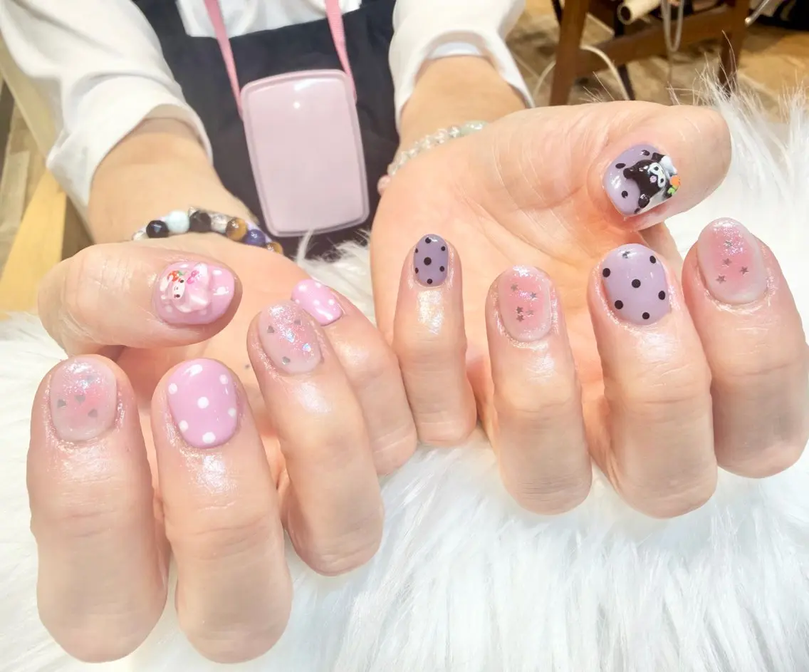 ネイル ドット ハンドネイル 🌺 HIRAOKAのネイルデザイン