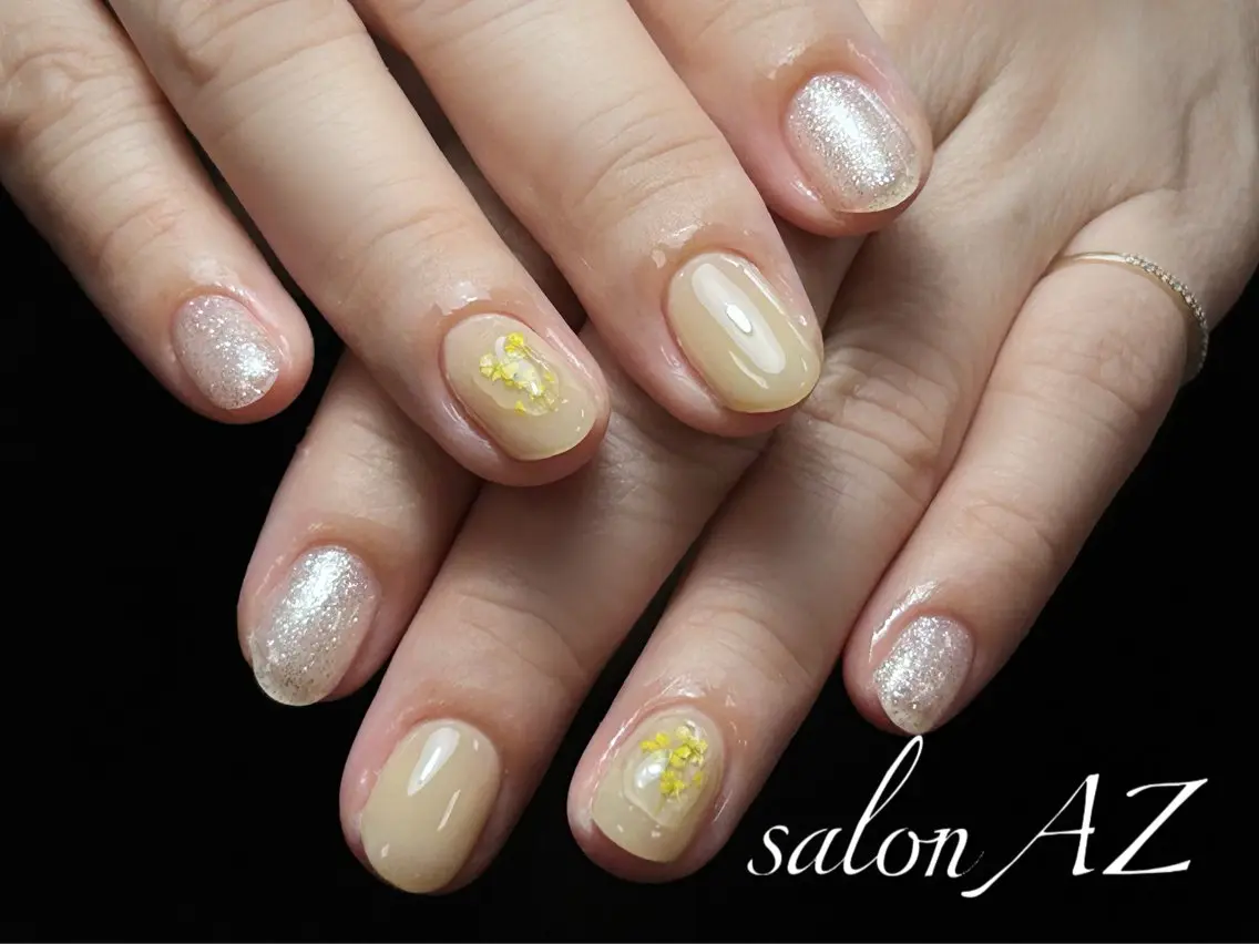 ネイル アートネイル フレンチネイル マグネットネイル ニュアンスネイル オフィスネイル ハンドネイル salon AZのネイルデザイン