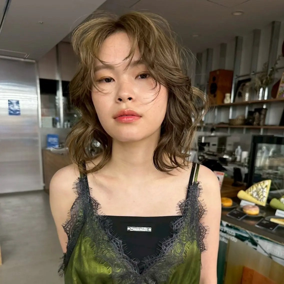 カラー カット ヘアカラー トリートメント 暖色カラー/栄 ダブルカラー/さあらのヘアスタイル