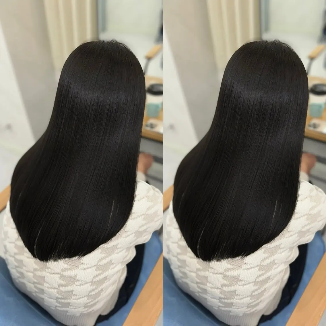ロング 縮毛矯正 トリートメント 髪質改善🩵縮毛矯正 代々木/木下のヘアスタイル